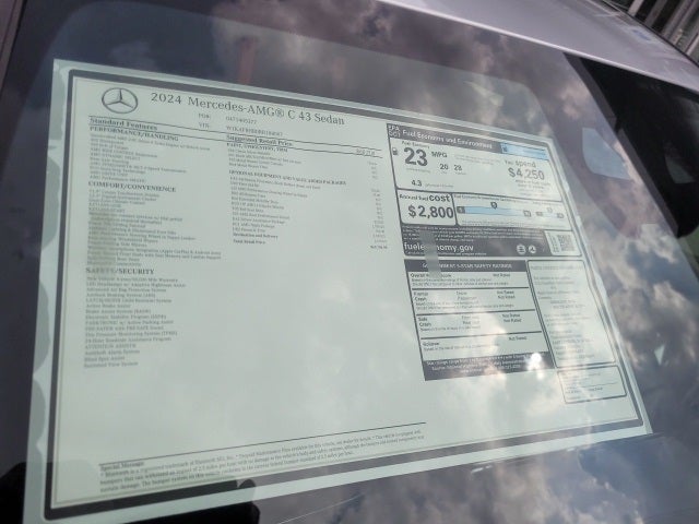 2024 Mercedes-Benz C-Class C 43 AMG® 4MATIC®